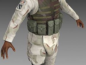 us army soldier 3D Model