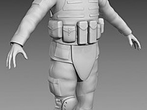 us army soldier 3D Model