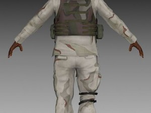 us army soldier 3D Model