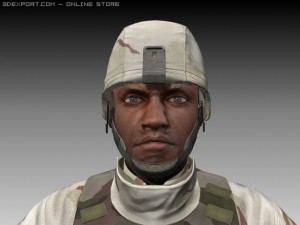 us army soldier 3D Model