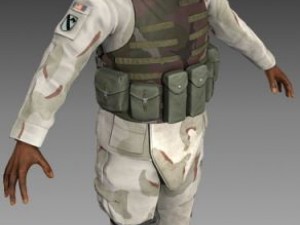 us army soldier 3D Model
