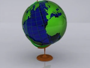 globe 3d model of the earth planet 3D Model