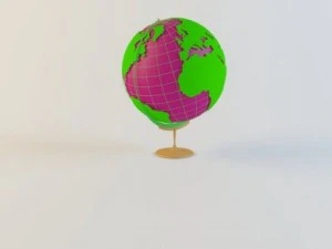 globe 3d model of the earth planet 3D Model