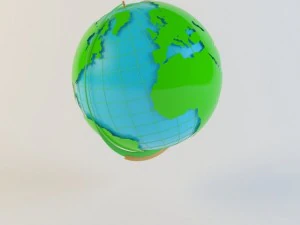 globe 3d model of the earth planet 3D Model