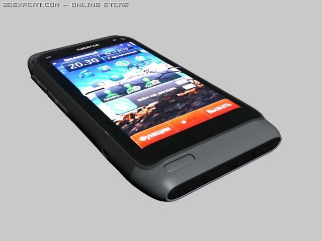nokia n8 3D Model .c4d .max .obj .3ds .fbx .stl .blend 