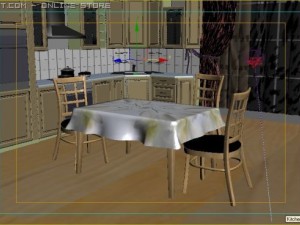 kitchen 3D 模型