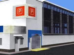 car parking building 3D Model