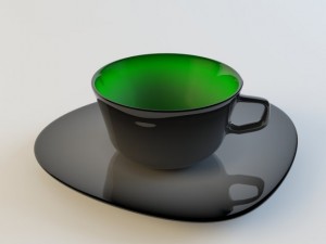 capuccino mugs set 3D Model