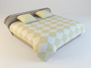 bed 3D Model