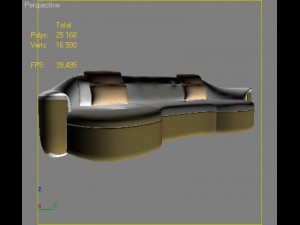 sofa 3D 모델