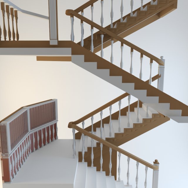 stair 3D मॉडल .c4d .max .obj .3ds .fbx .stl .blend 