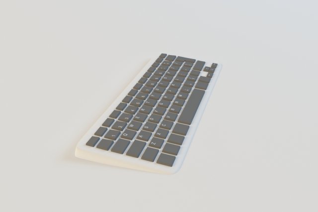 keyboard 3D मॉडल .c4d .max .obj .3ds .fbx .stl .blend 