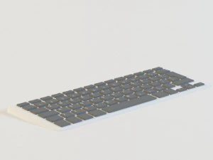 キーボード 3Dモデル