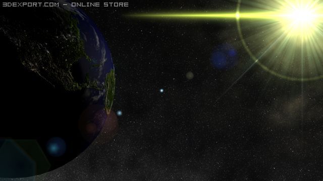 earth 3D Model .c4d .max .obj .3ds .fbx .stl .blend 
