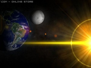 earth and moon 3D Model