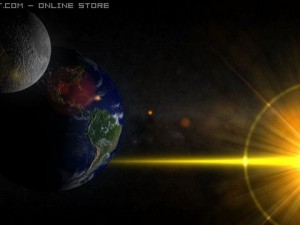 earth and moon 3D Model