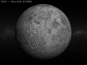moon 3D Model
