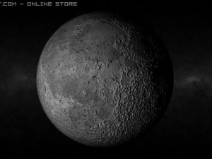 moon 3D Model