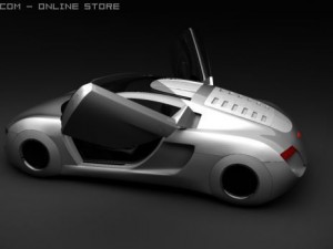 audi rsq by piotrcz 3D Model