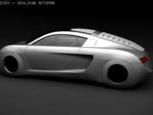 audi rsq by piotrcz 3D Model