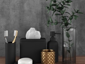 bathroom accessories set 1 Modèle 3D