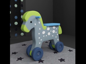 decorative set for kids room Modello 3D