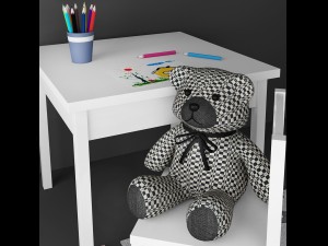 decorative set for kids room Modello 3D