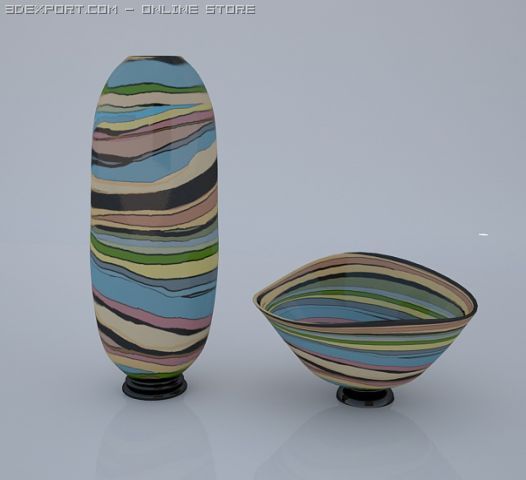 vazes Model 3D .c4d .max .obj .3ds .fbx .stl .blend 
