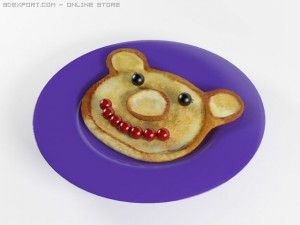 pancake Model 3D