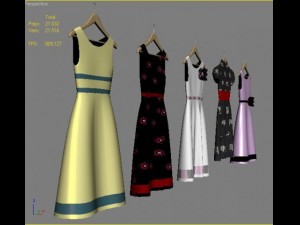 dresses Modelo 3D