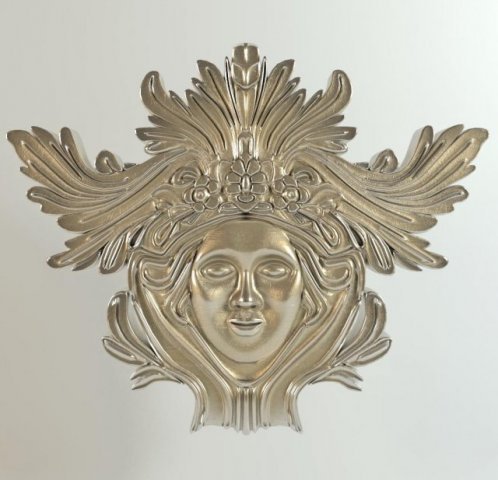 bas relief 3D Model .c4d .max .obj .3ds .fbx .stl .blend 