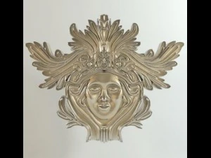 baixo-relevo Modelo 3D