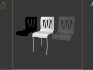 ciacci camilla modern italian dining chair 3Dモデル