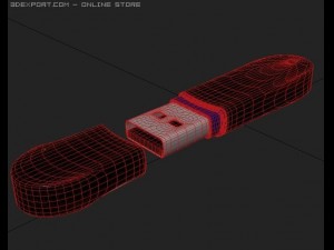 usb flash 3Dモデル