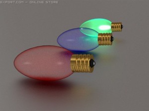 christmas lights Model 3D