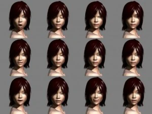 Kaori 3D Model