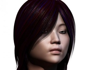 Kaori Model 3D