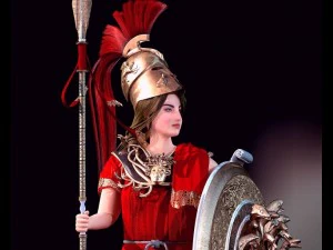 Atenea Modello 3D