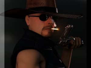 cowboy 3D Model