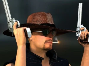 cowboy Modello 3D