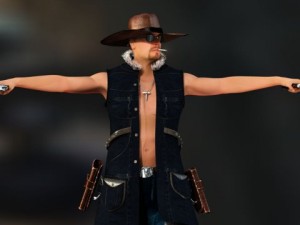 cowboy Modello 3D