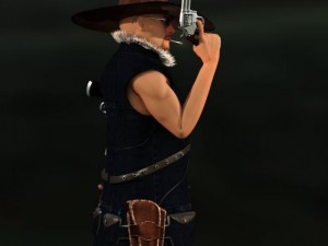 cowboy Modello 3D
