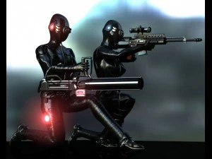 dark ghosts 3D Model