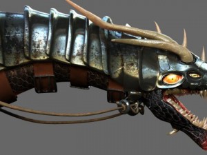 battle dragon 3D Model