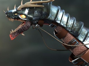battle dragon Modelo 3D