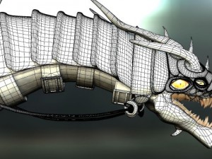 battle dragon Modelo 3D