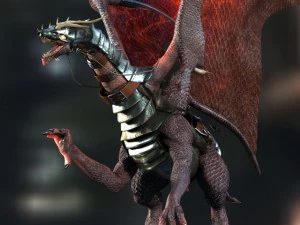 battle dragon 3D Model