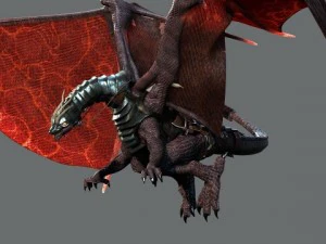 battle dragon 3D Model