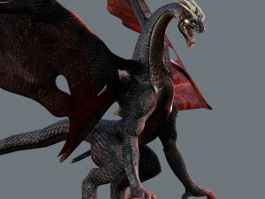 battle dragon Modelo 3D
