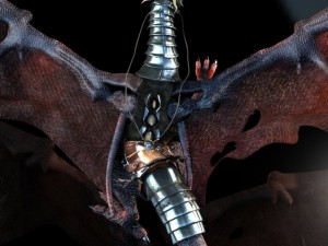 battle dragon Modelo 3D